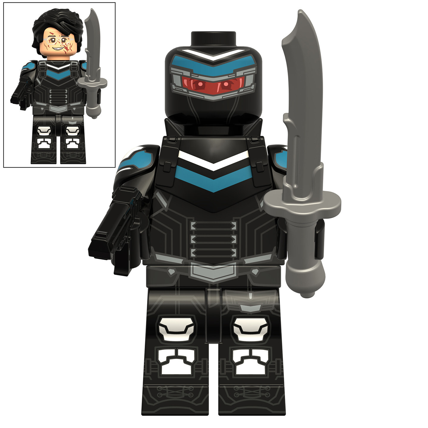 Peacemaker Vigilante DCU Custom Minifigures Minifigs fit Lego KT1079 XP590