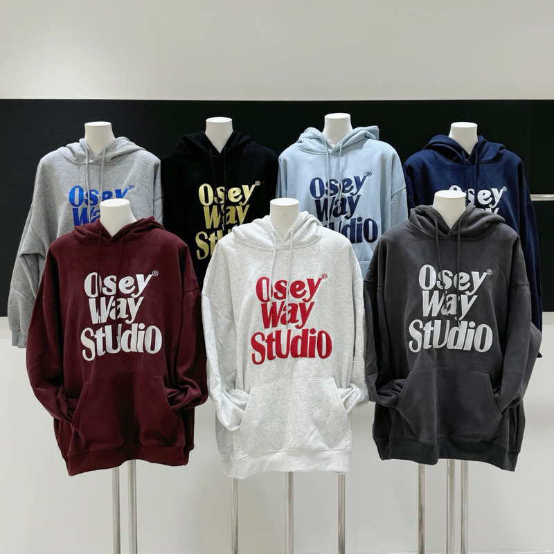 撞色顯眼🎡刺繡連帽寬鬆大帽Tee(7色)