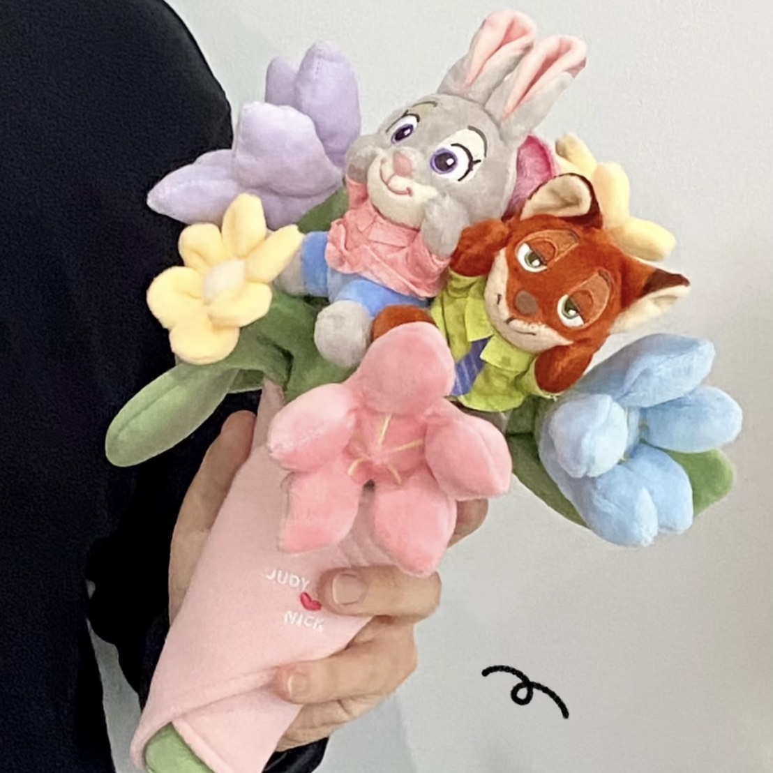 (預購）迪士尼Disney 動物方程式 史迪奇 毛絨娃娃花束