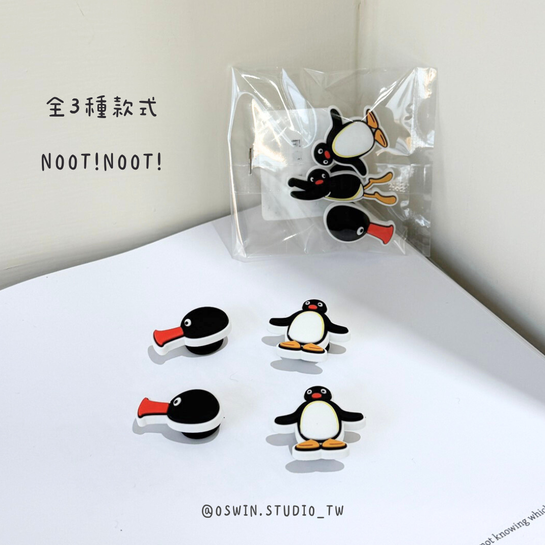 PINGU 企鵝家族 x Crocs 鞋扣