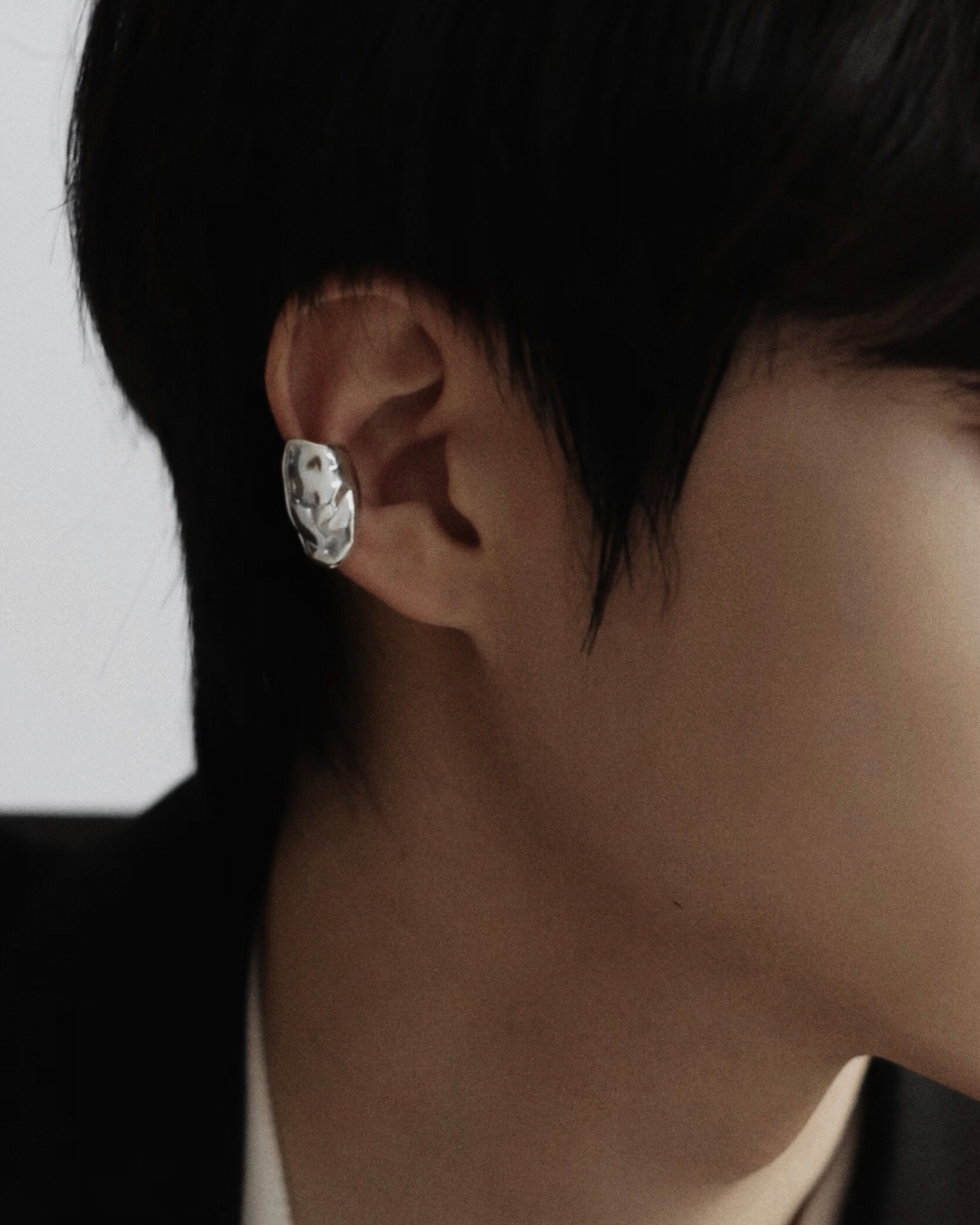 RONG 溶 Dimension folding ear cuff 維度皺摺 耳骨夾