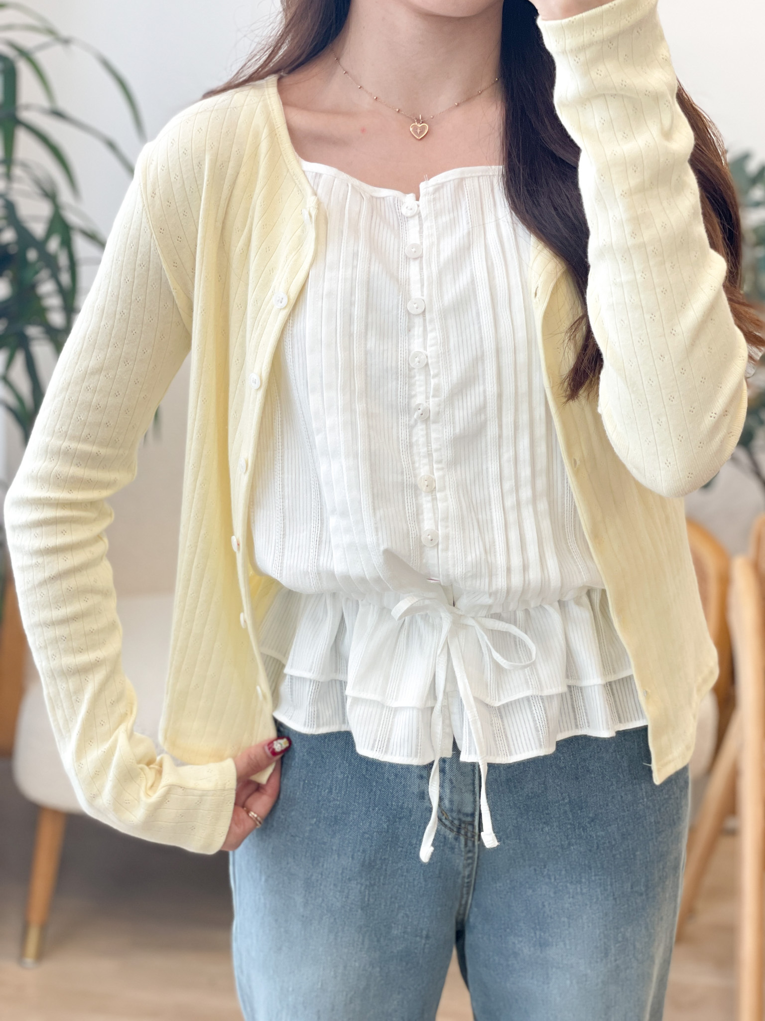 T1473 Morning Linen Tank Top