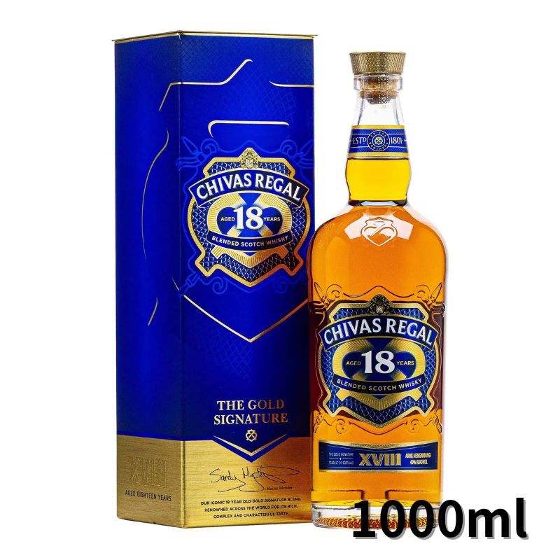 芝華士 18年 調和威士忌 1000mL