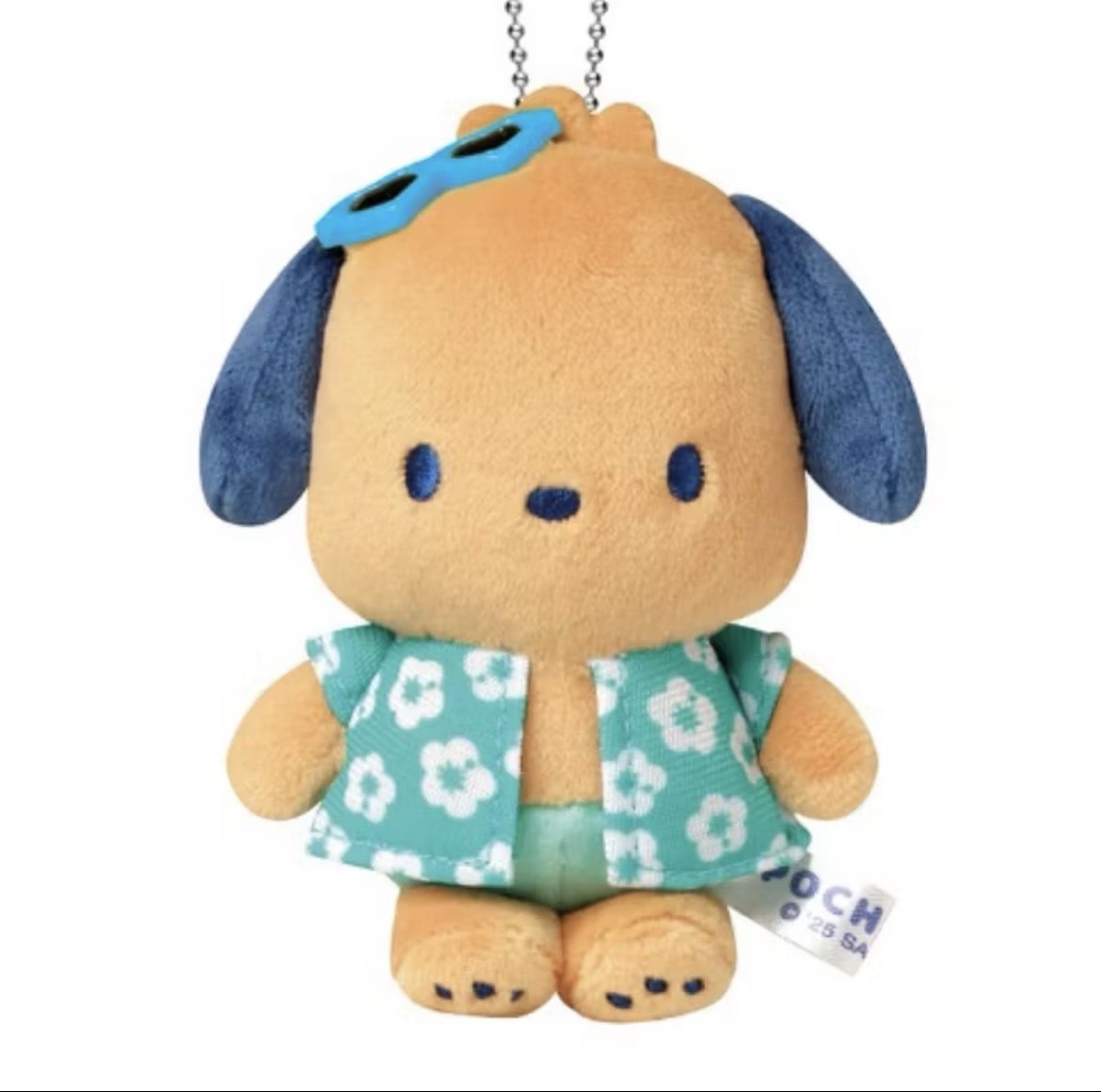 曬黑海灘三麗鷗吊飾娃