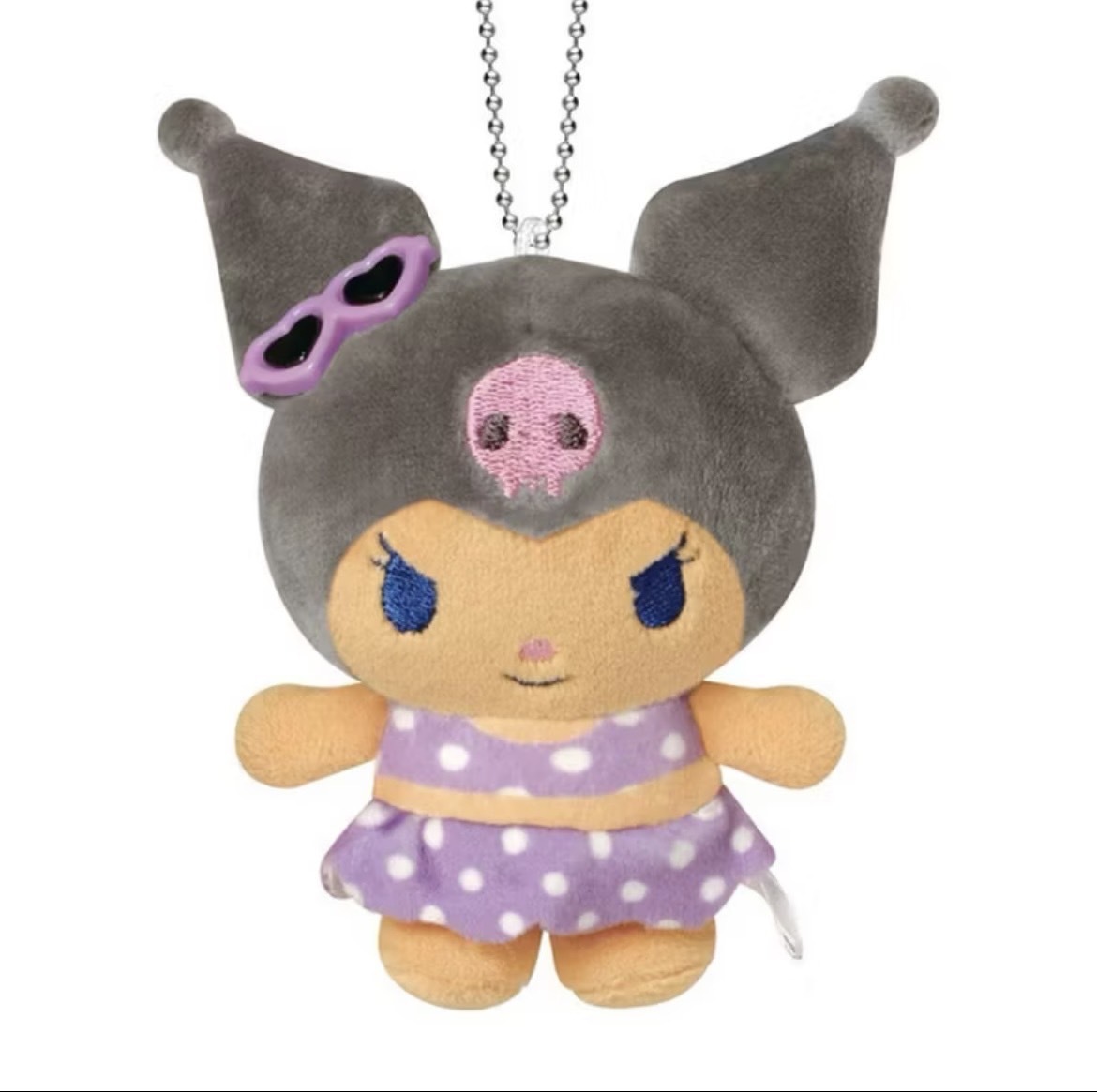 曬黑海灘三麗鷗吊飾娃