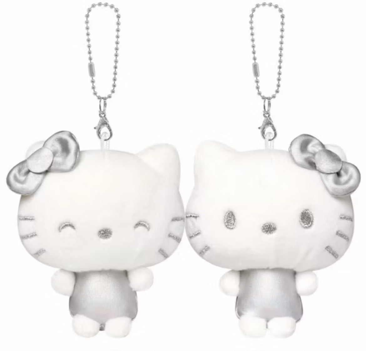 三麗鷗銀色kitty貼貼