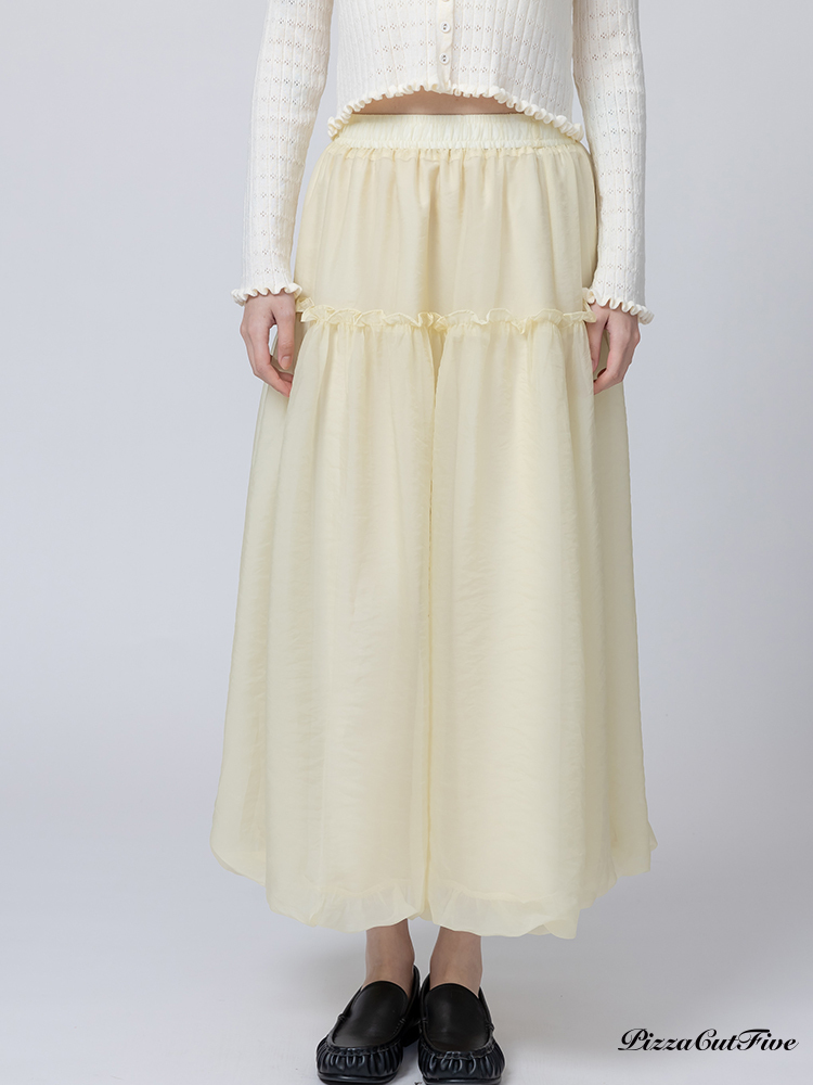 透明感花苞裙 PizzaCutFive PCF262492004