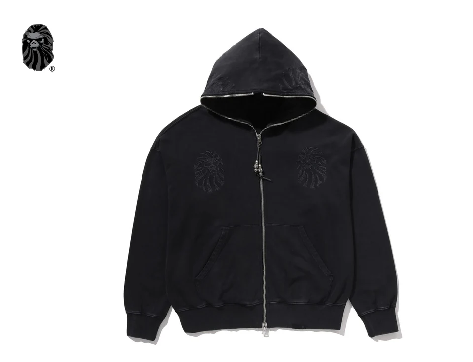 【BAPE BLACK】0221 發售 BAPE BLACK DUAL MAD FACE WASHED HOODIE