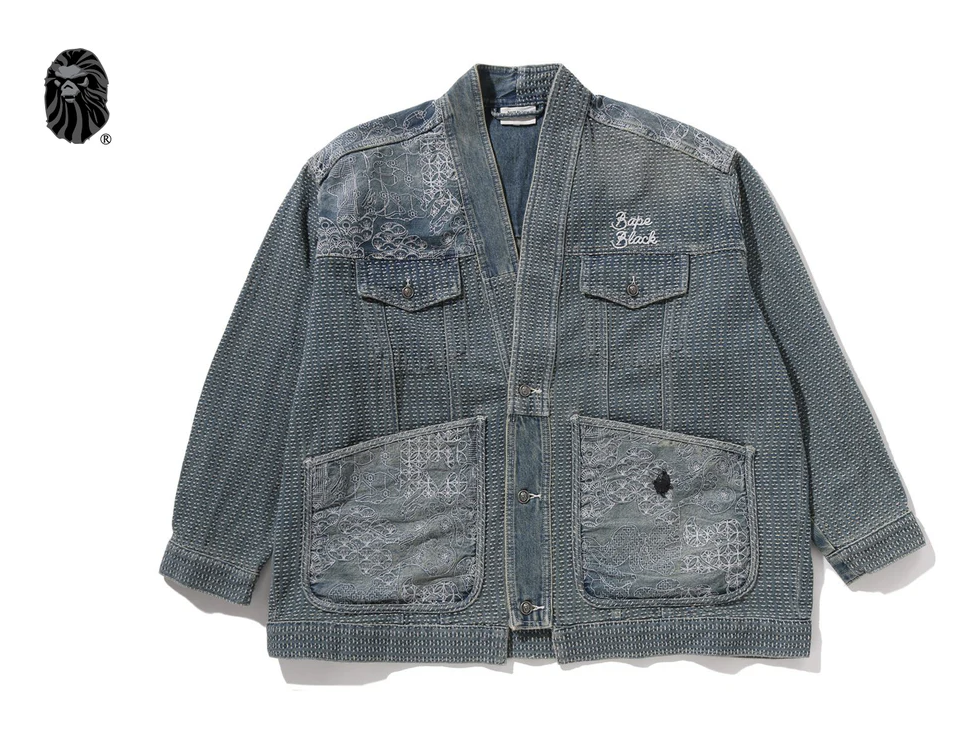 【BAPE BLACK】0221 發售 BAPE BLACK PATCHWORK KIMONO
