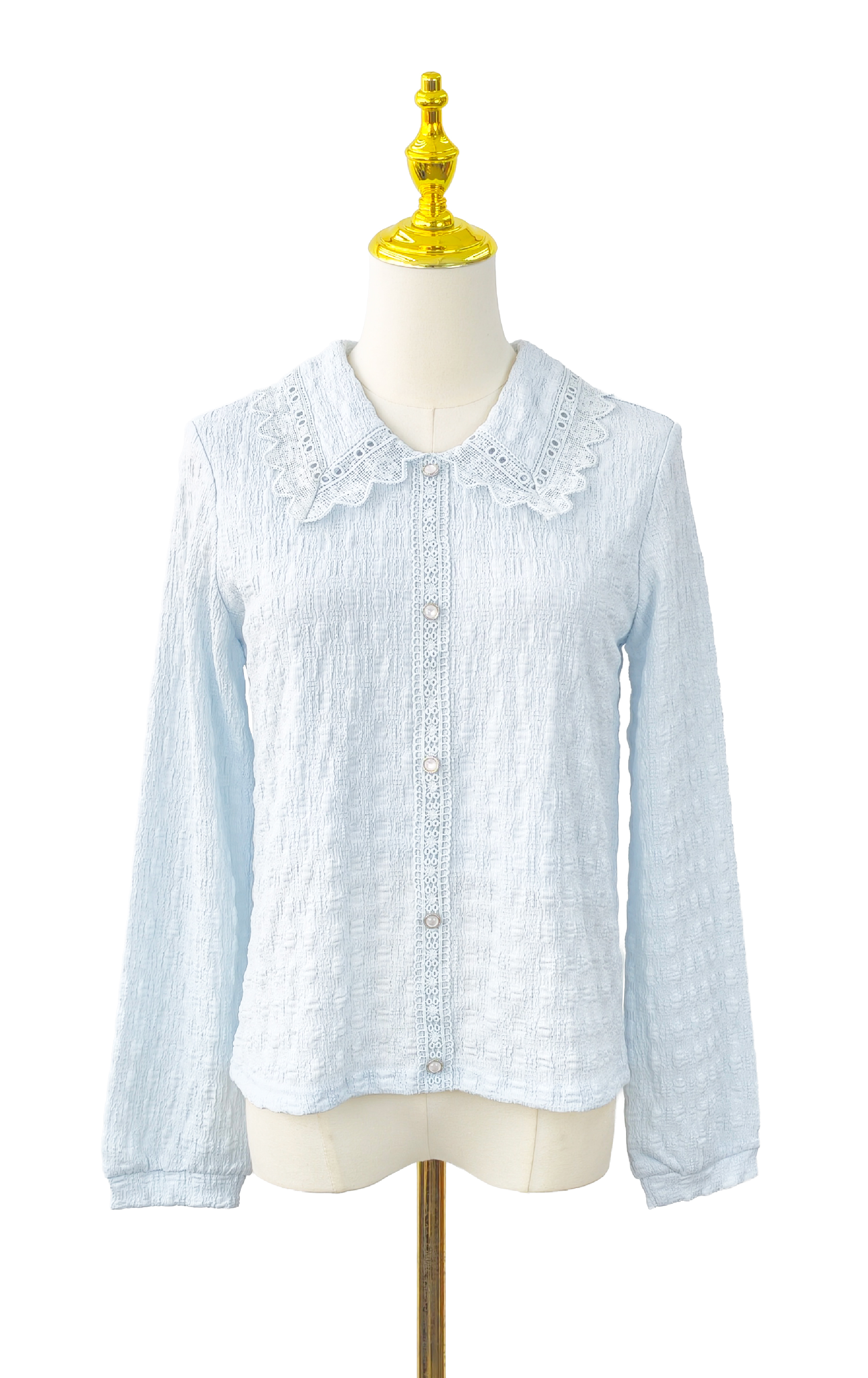 Lace Collar Shirt ST0884