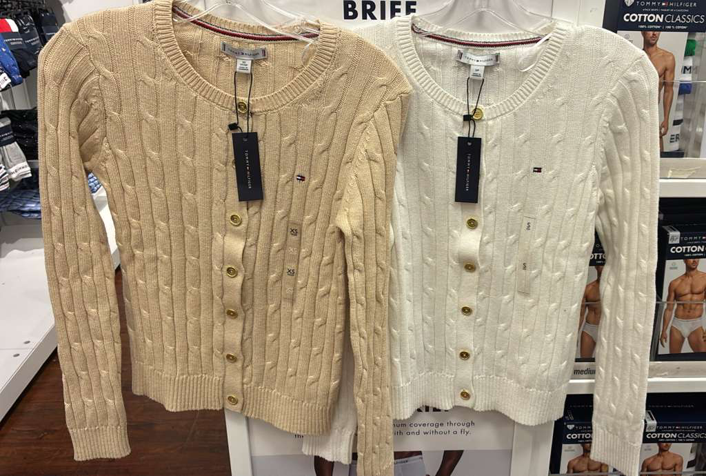 VO007 Tommy Hilfiger 圓領開胸修身外套