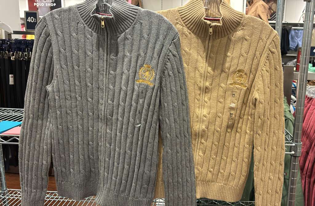 VO010 Tommy Hilfiger 高領大LOGO拉鏈外套