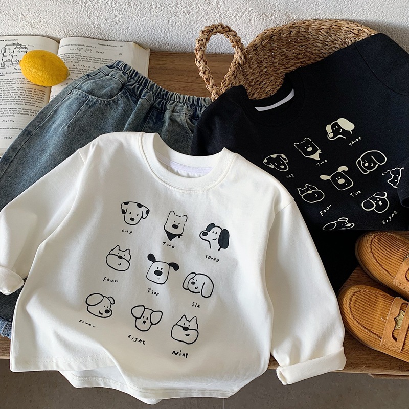 萬兔歲狗狗 長袖上衣