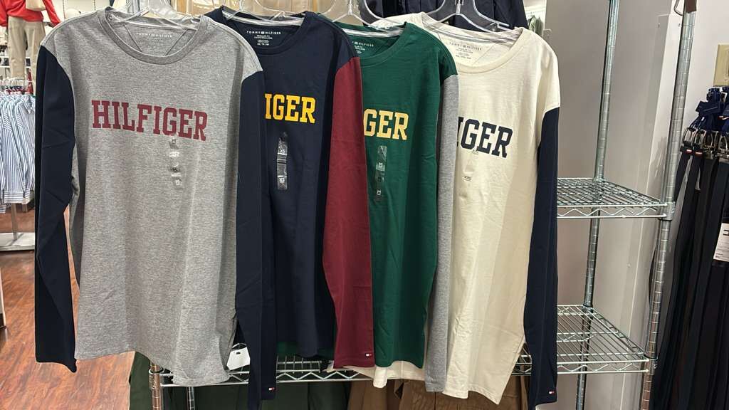 VO039 Tommy Hilfiger LOGO併色袖上衣