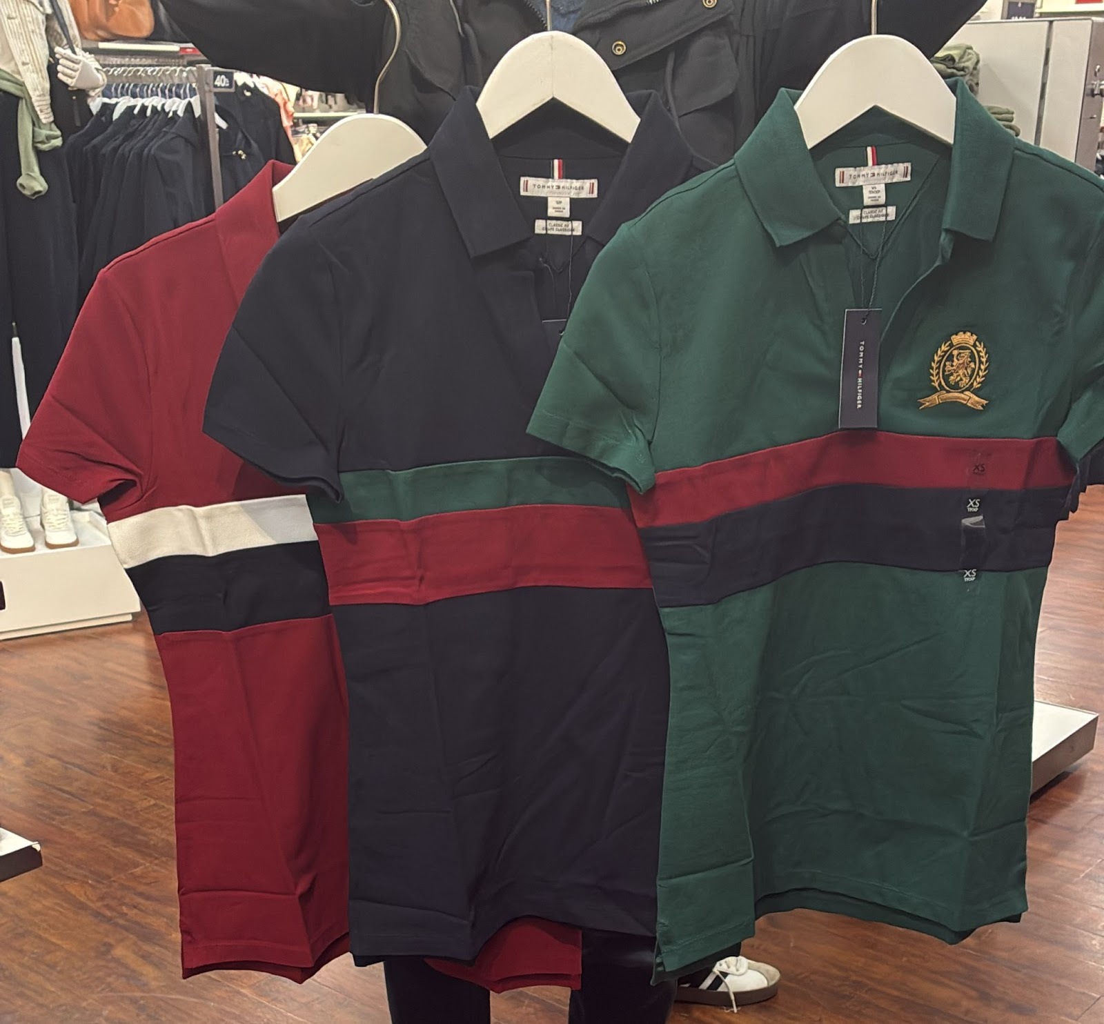 VO049 Tommy Hilfiger 女裝學院章LOGO POLO TEE