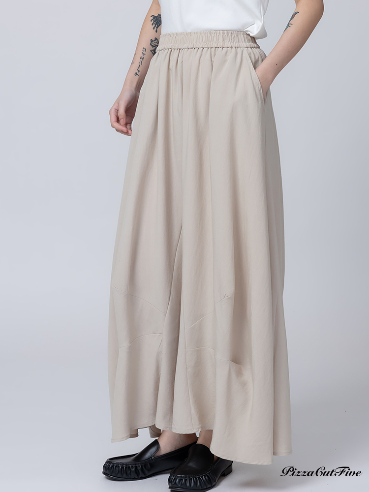 不規則下擺長裙 PizzaCutFive PCF262492002