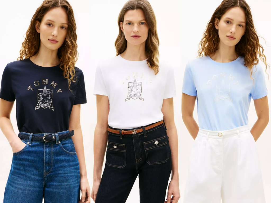 VO055 Tommy Hilfiger 風景LOGO TEE