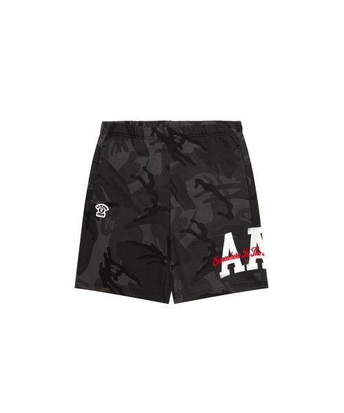 【AAPE】3月連線更新 AAPE BASIC SWEAT SHORTS(Camouflage)