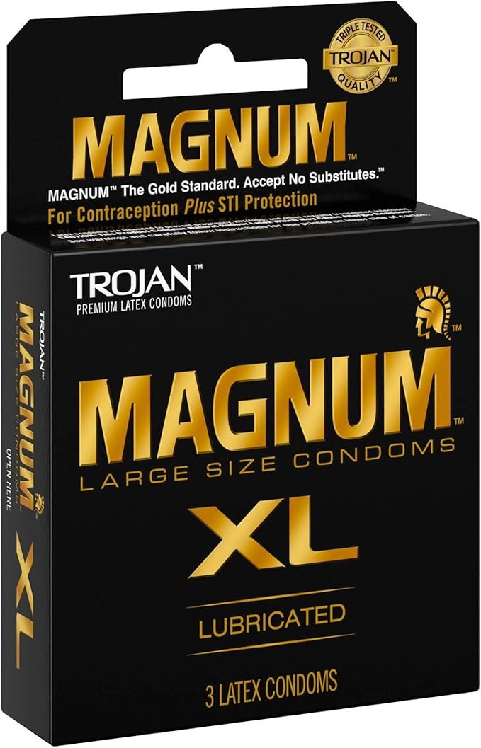 Trojan 戰神 Magnum 戰神密林 XL 加大碼乳膠安全套 3片裝