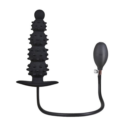 SMVIP 點點紋空氣擴充肛塞 黑色