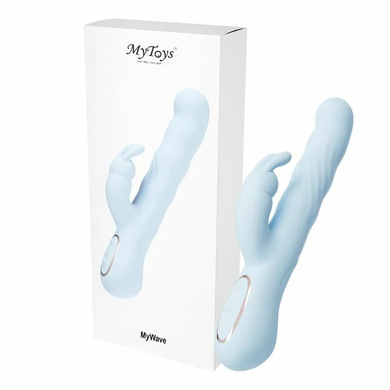 MyToys MyWave 蠕動震動按摩器 (白色/藍色)
