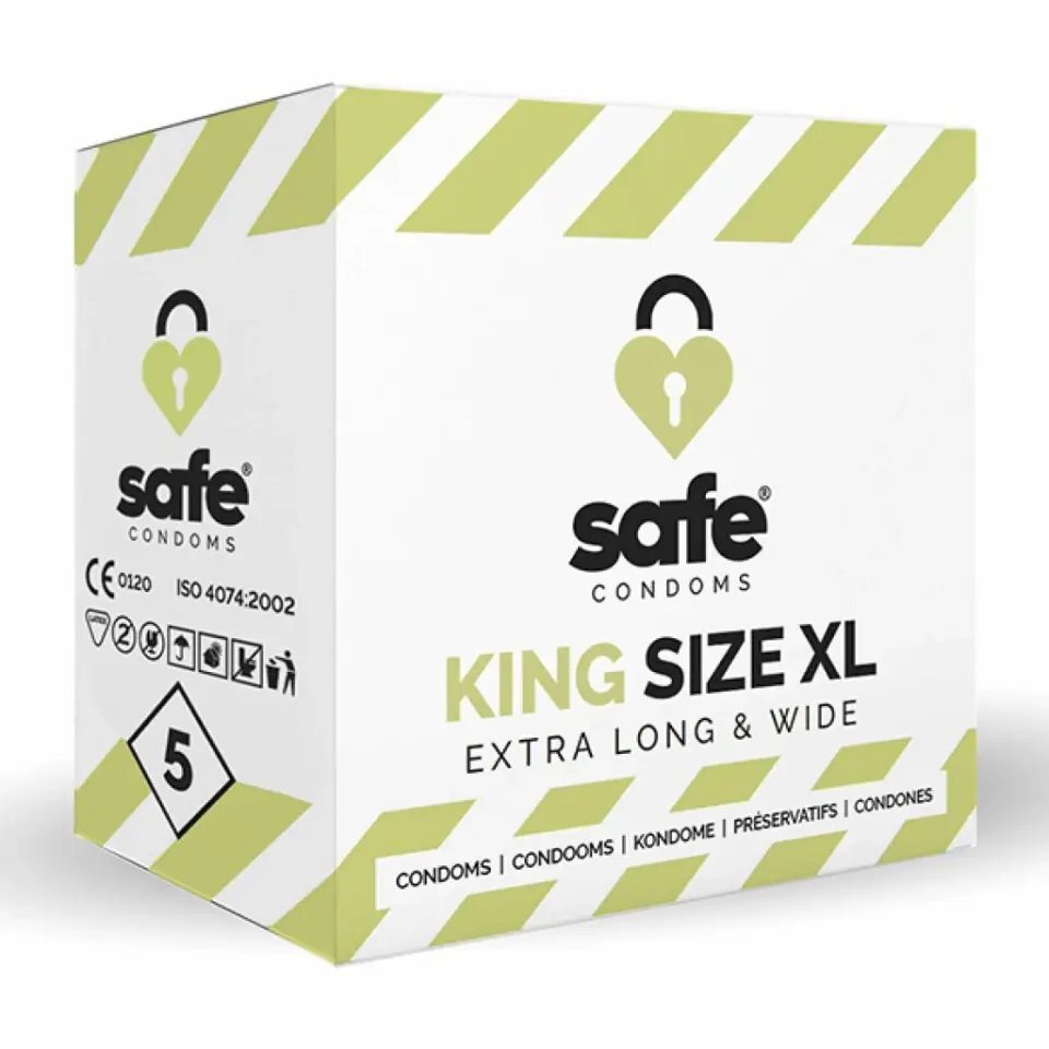 SAFE King Size加大碼乳膠安全套 (5片裝/10片裝/36片裝)