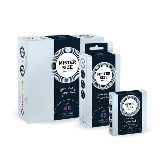 MISTER SIZE 69MM 重量級乳膠安全套 (3片裝/10片裝/36片裝)