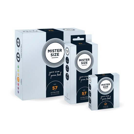 MISTER SIZE 57MM 乳膠安全套 (3片裝/10片裝/36片裝)