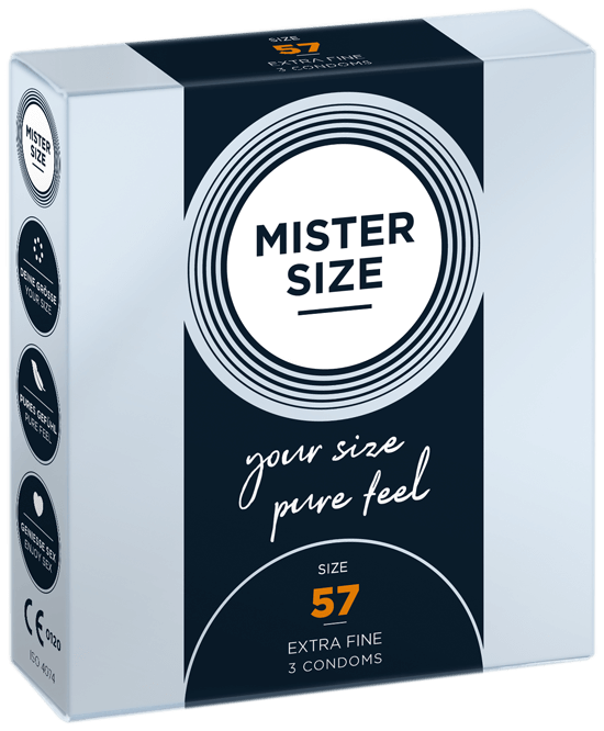 MISTER SIZE 57MM 乳膠安全套 (3片裝/10片裝/36片裝)