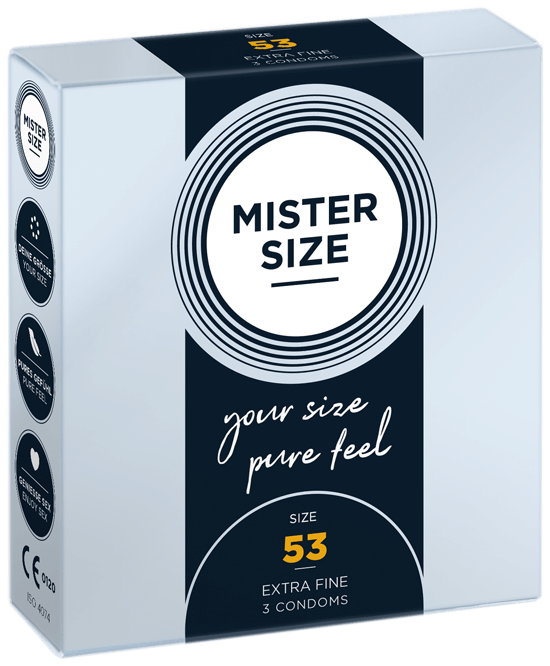 MISTER SIZE 53MM 乳膠安全套 (3片裝/10片裝/36片裝)