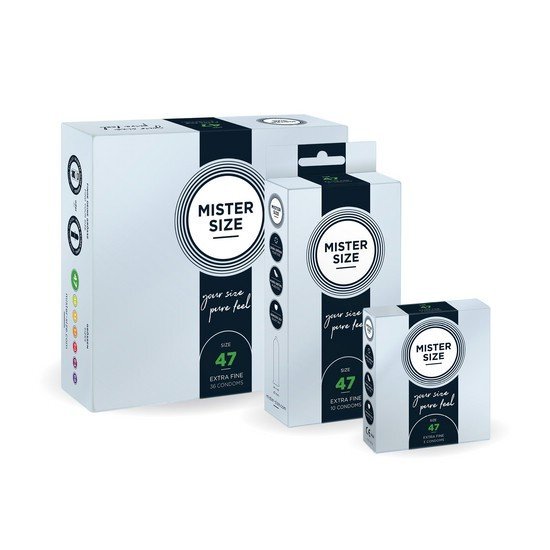 MISTER SIZE 47MM 乳膠安全套 (3片裝/10片裝/36片裝)