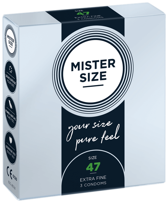 MISTER SIZE 47MM 乳膠安全套 (3片裝/10片裝/36片裝)