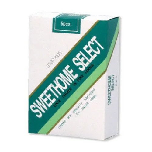 Japan Medical Sweet Home Select 乳膠安全套 6片裝