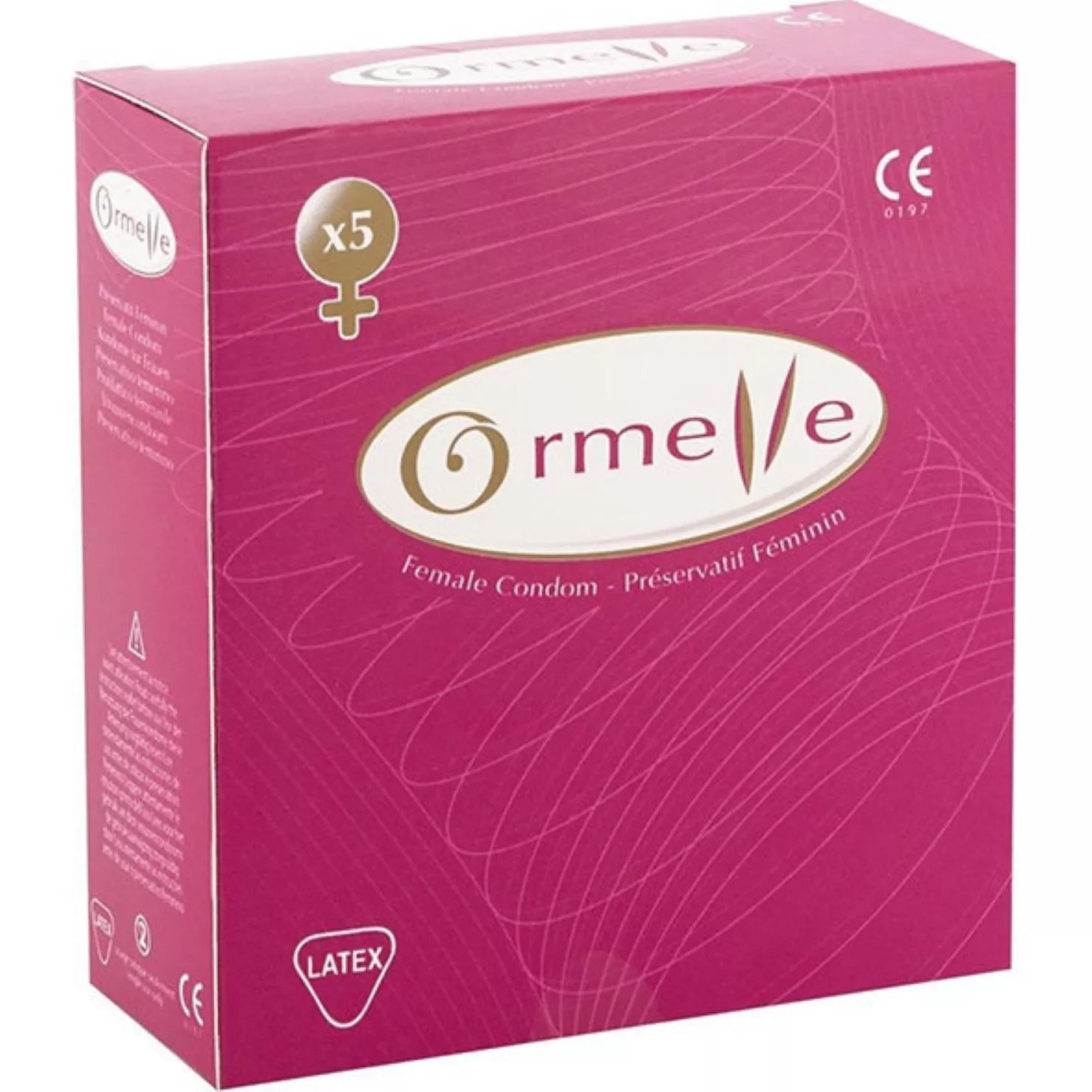 ASHA INTERNATIONAL ORMELLE FEMALE 女性專用乳膠安全套 5片裝