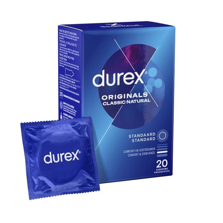 Durex 杜蕾斯 CLASSIC NATURAL 經典自然色乳膠安全套 20片裝