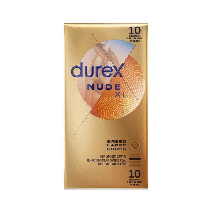 Durex 杜蕾斯 Nude 加大碼乳膠安全套 10片裝
