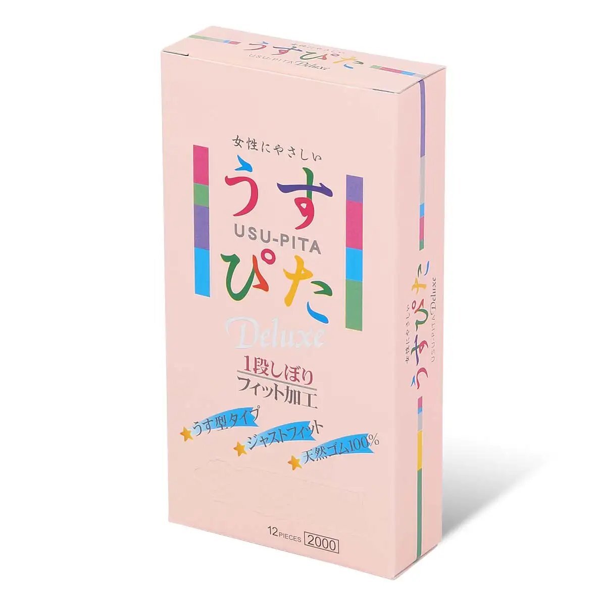 Japan Medical Usu-Pita 奢華 2000 乳膠安全套 12 片裝