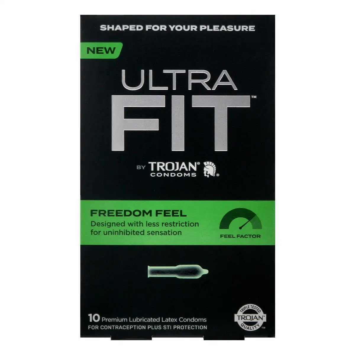 Trojan 戰神 Ultra Fit Freedom Feel 乳膠安全套 10 片裝