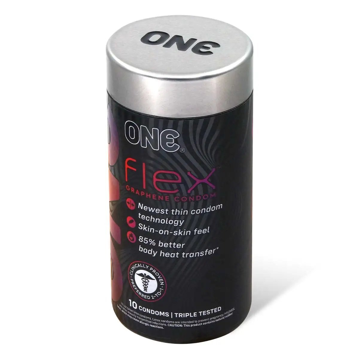 ONE Flex Graphene 乳膠安全套 10 片裝