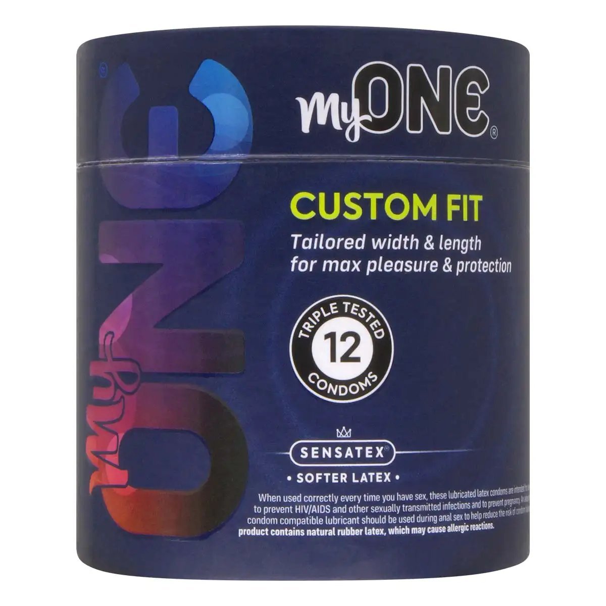MyONE Perfect Fit 乳膠安全套 12片裝 (多款尺寸選擇： 45C～ 65M)