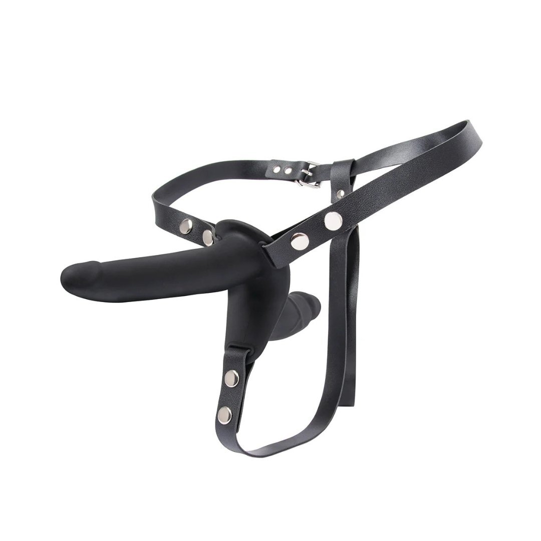 Lux Fetish 矽膠雙頭穿戴式假陽具綁帶