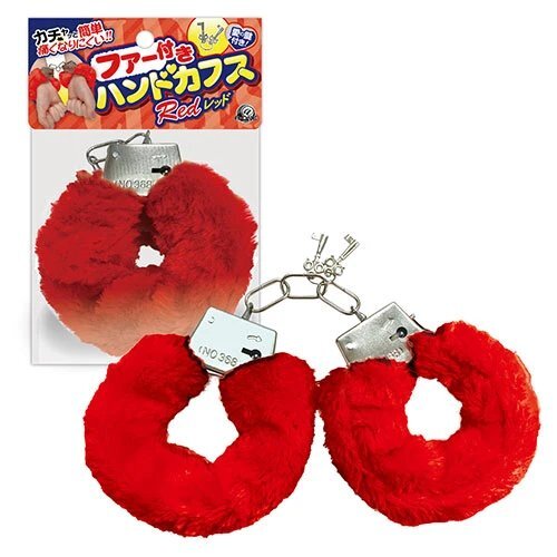 A-One 毛絨手銬 ( 粉紅色 / 黑色 / 紅色 )