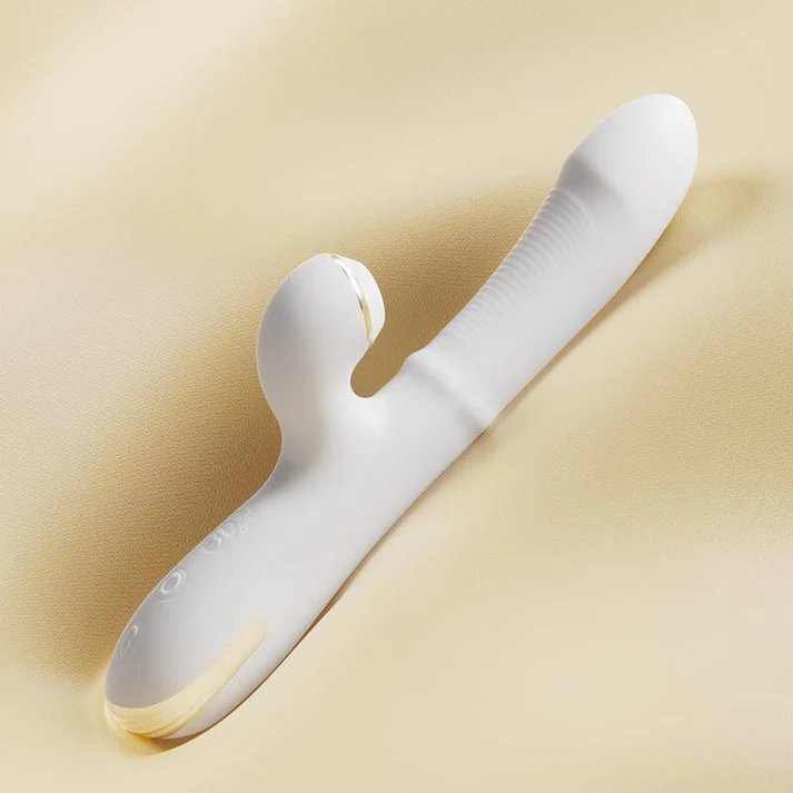 Erocome Pyxis 羅盤座伸縮轉珠吸震按摩棒 白色