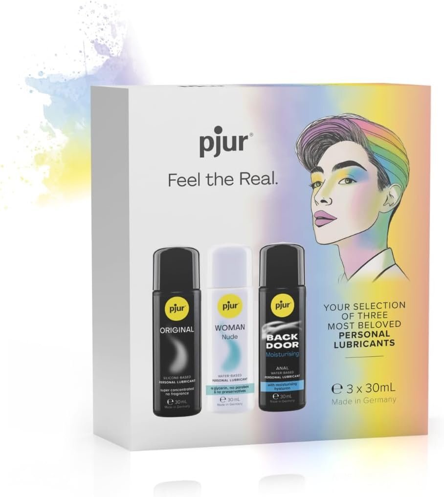pjur Pride Box 迷你潤滑劑體驗套裝 (3 x 30 ml)