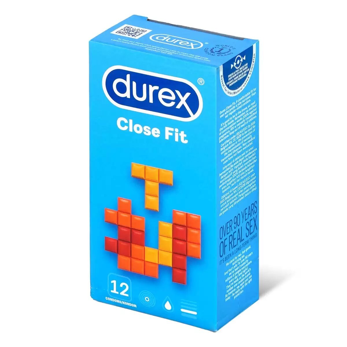Durex 杜蕾斯 CLOSE FIT 乳膠安全套 12片裝