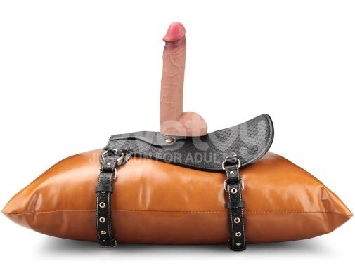 Lovetoy Rebellion Reign 穿戴式陽具馬鞍 黑色