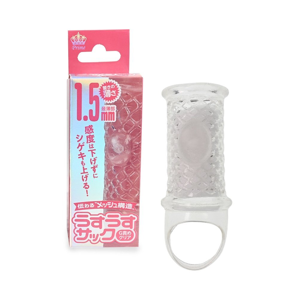 Prime 超薄透明陰莖套 （1粒 透明）
