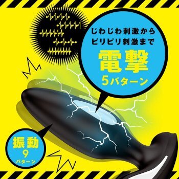 PxPxP 100% 防水 遙控高潮 メス落ち9號 後庭震動器 電擊遙控肛門震動器