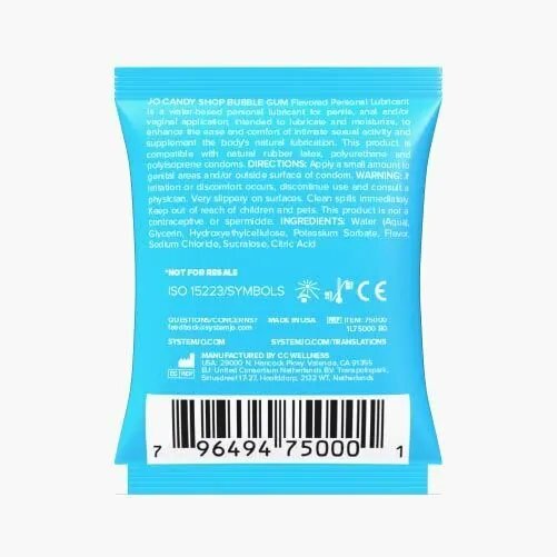 System Jo 甜品香味水性潤滑劑 泡泡糖味 5ml