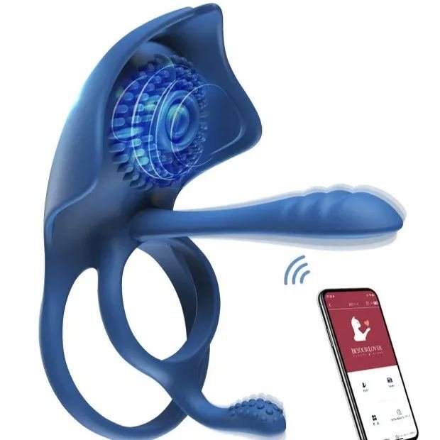 SVAKOM Barzillai 魔鬼魚 電動鎖精環 APP遠程操控 男女共用